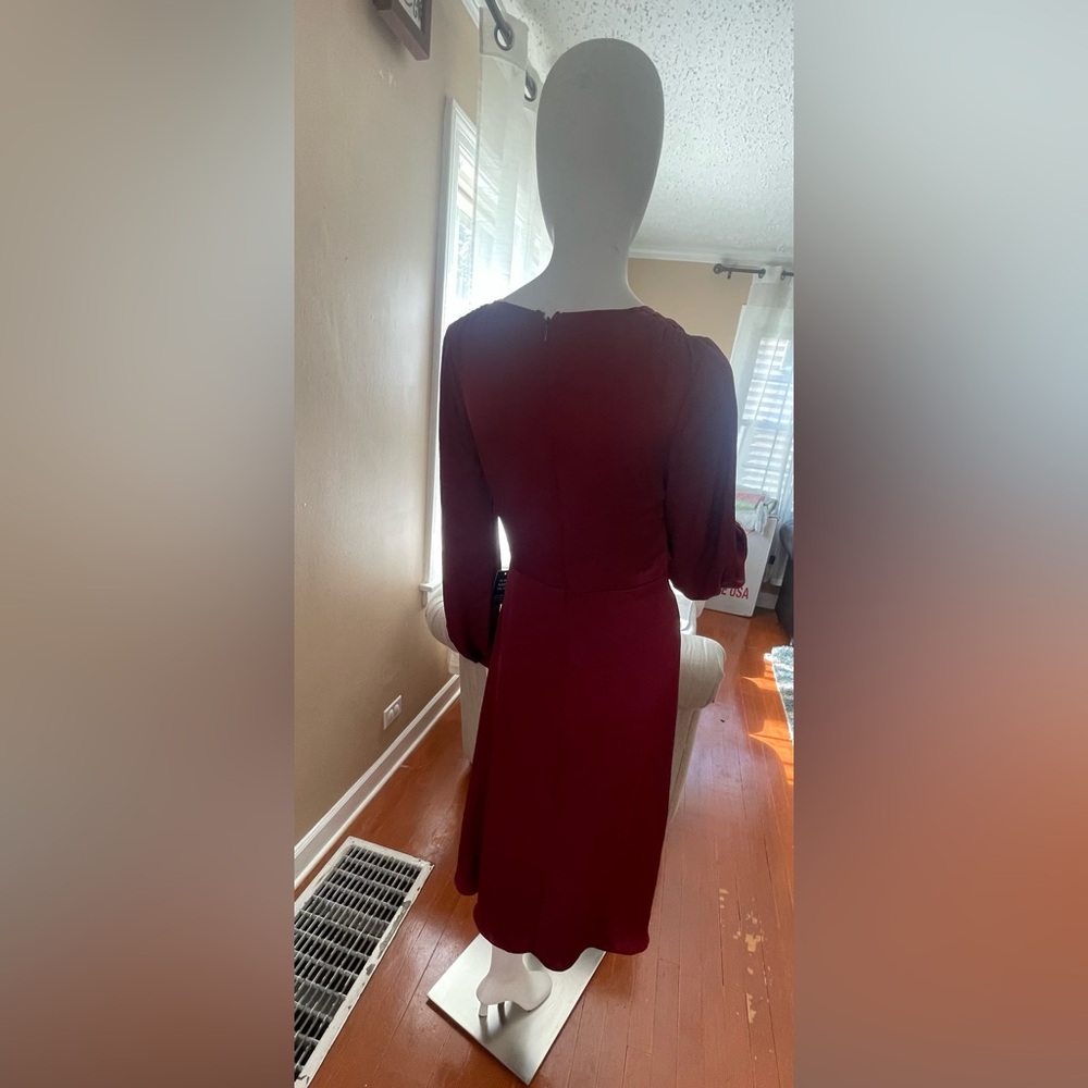 Express dress, color maroon, size small